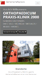 Mobile Screenshot of praxis-klinik2000.de